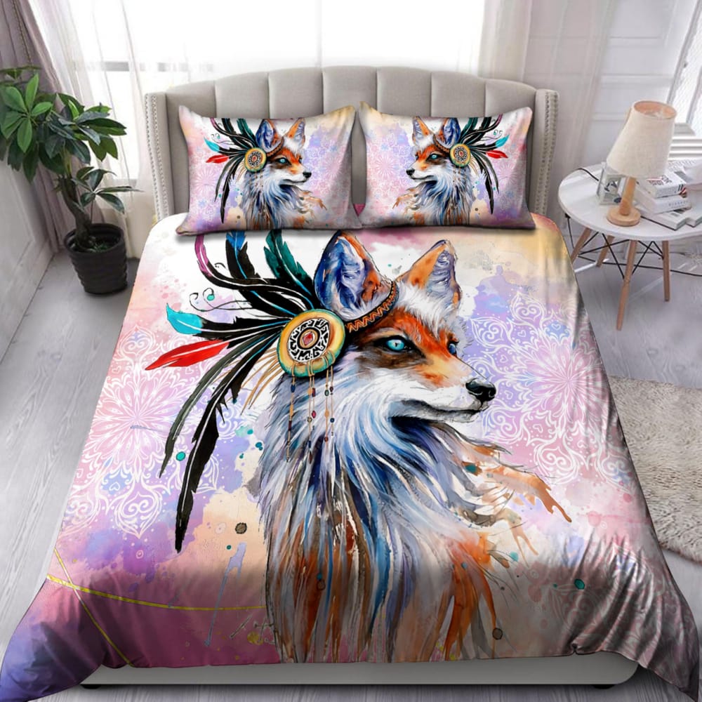 Aboriginal Wolf Bedding Set Duvet Cover Set 0