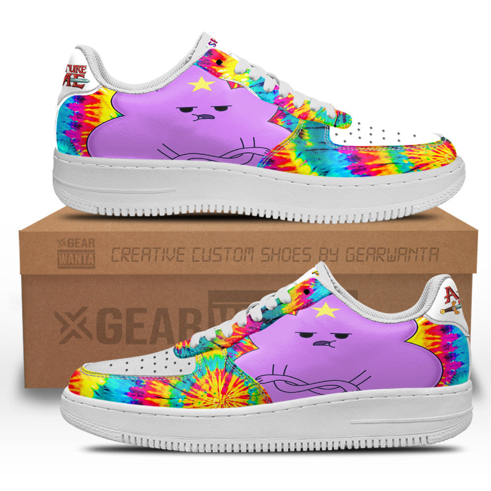 Adventure Time Lumpy Space Princess Air Sneakers Custom Tie Dye Style 1 GearWanta