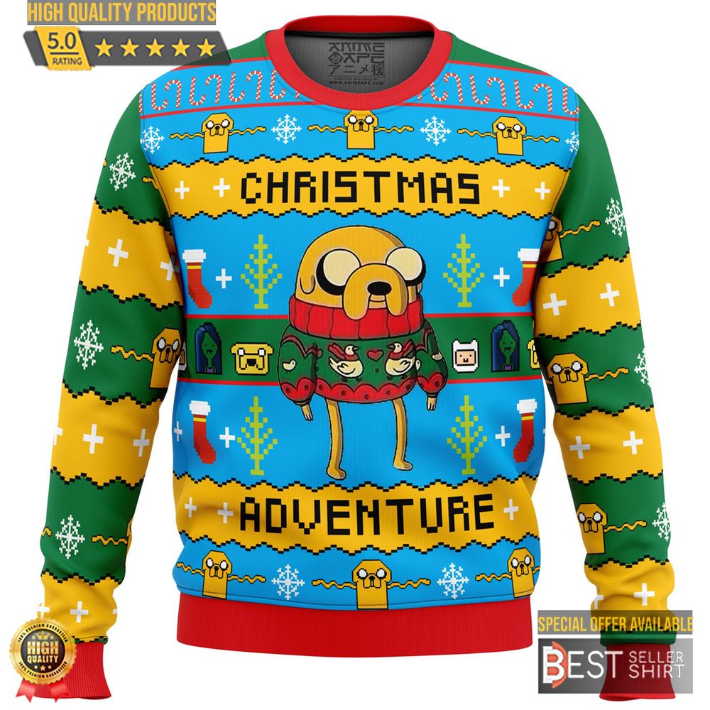 Adventure Time Ugly Christmas Sweatshirt Christmas Gifts 1