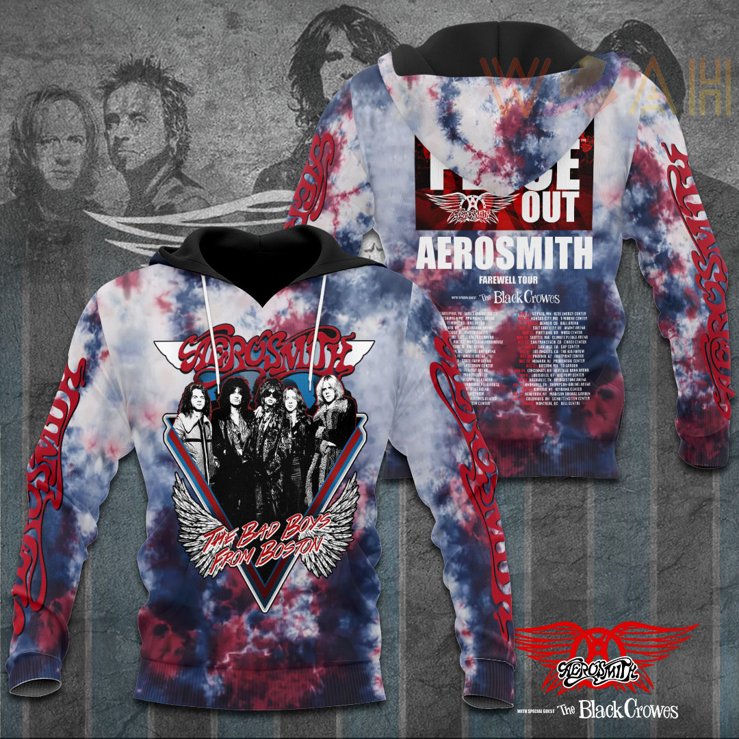 Aerosmith Tie Dye Hoodie WOAHTEE18923S6