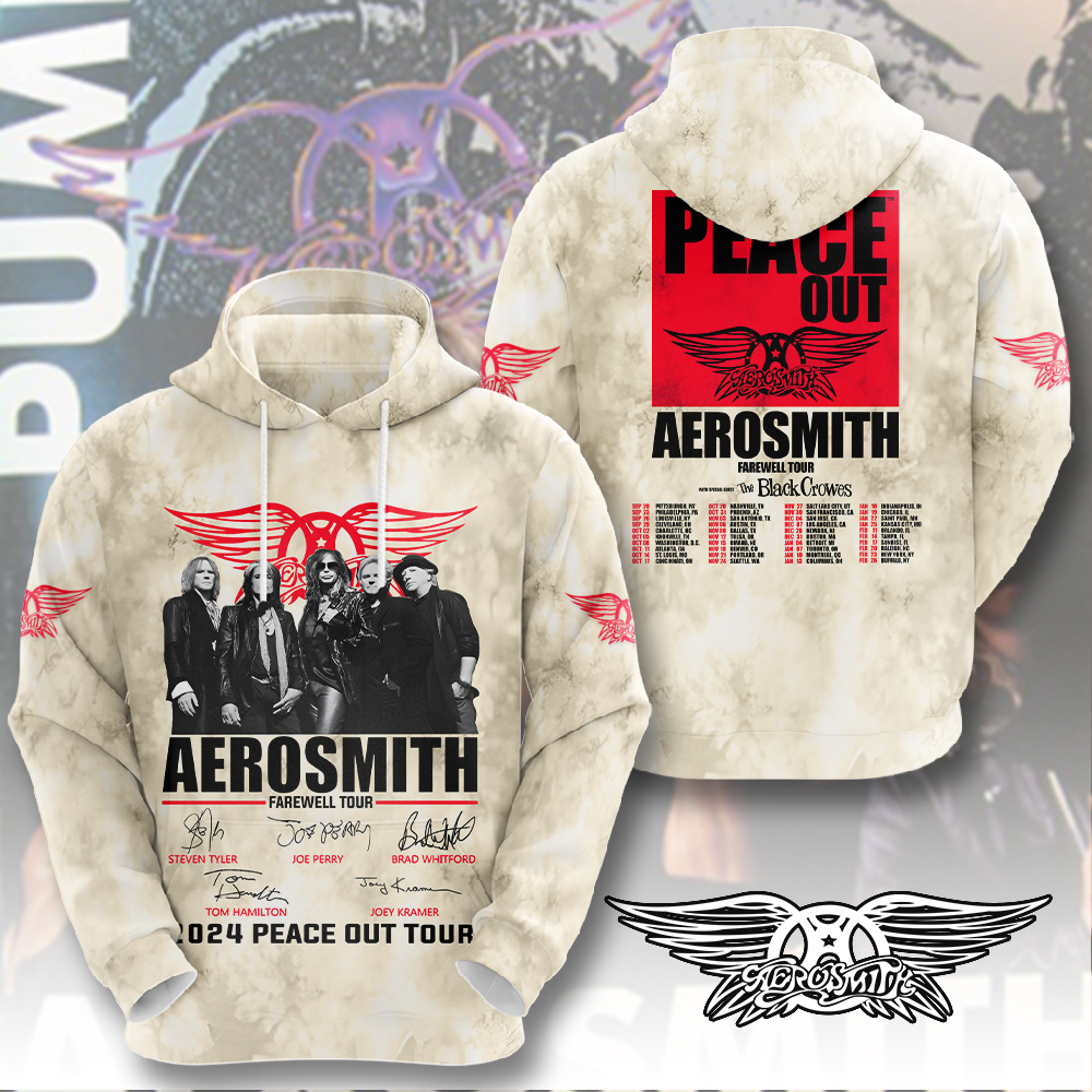 Aerosmith hoodie HUANNM4728 Yuna