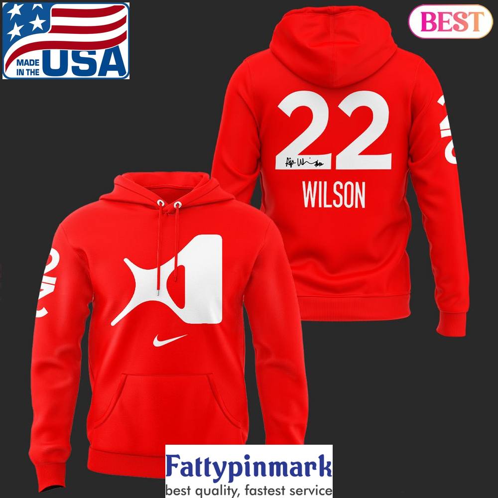 Aja Wilson 22 Signature Special Design Hoodie Red 1