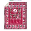 Alabama Crimson Tide fan Forever Fleece Blanket Quilt2B1 yEApZ