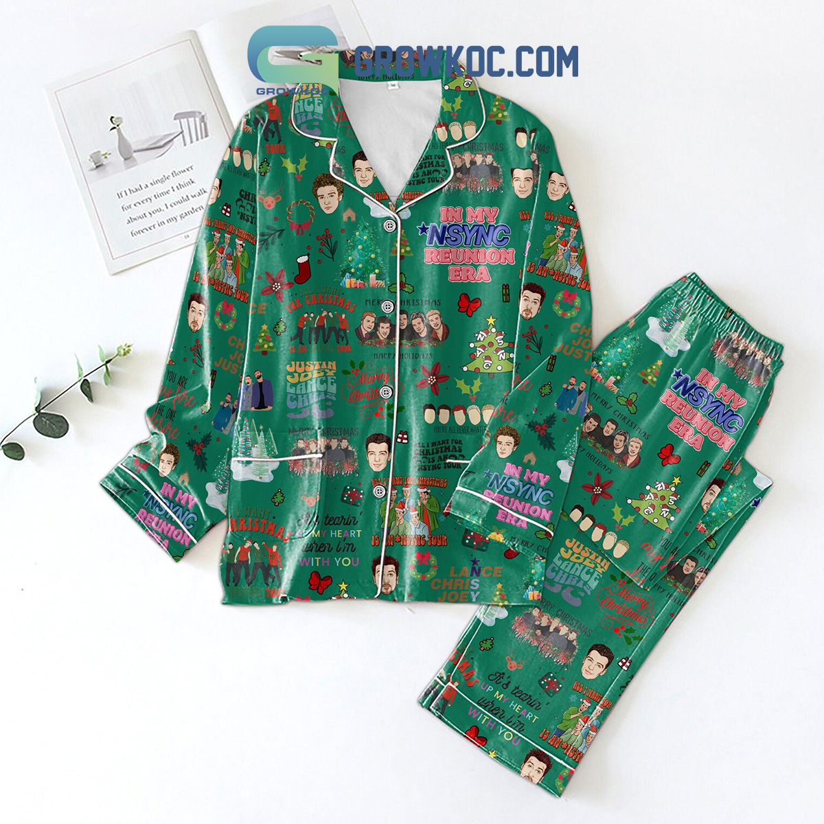 All I Want For Christmas Is An NSYNC Tour Pajamas Set2B1 swJoc