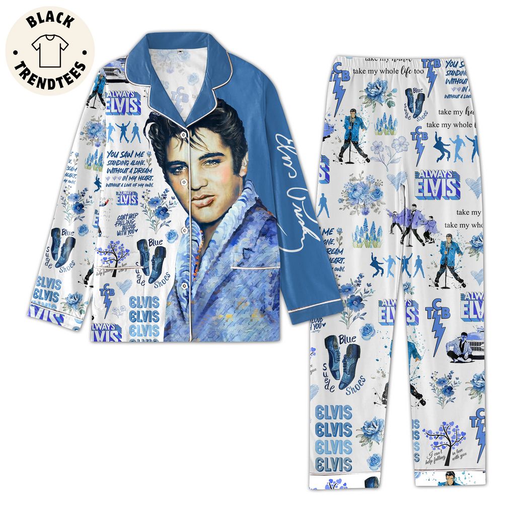 Always Elvis Blue Suede Shoes Pijamas Set 72fb78 0