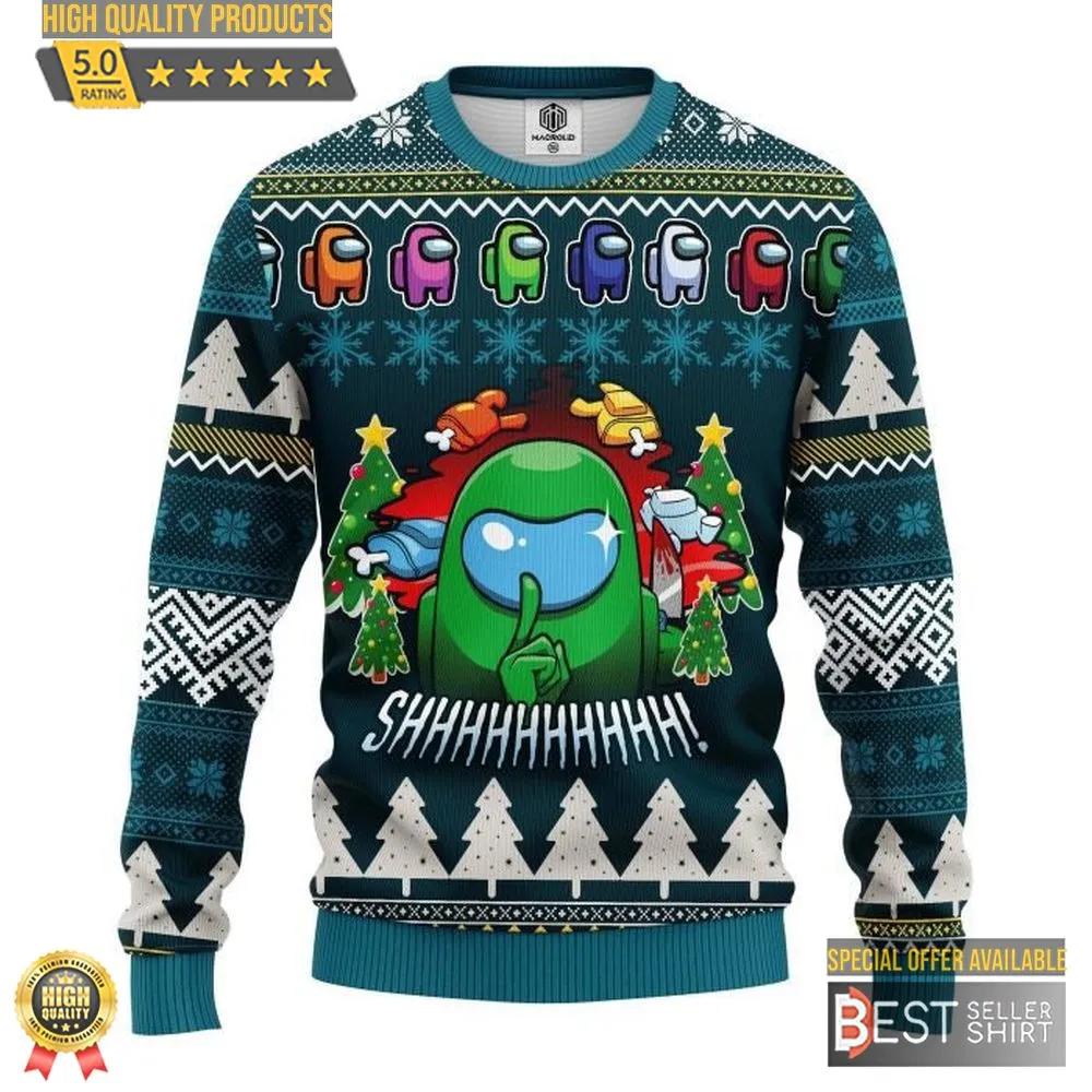 Among Us Impostor Ugly Christmas Sweater Funny Sweater Games Ugly Christmas Sweaters 1