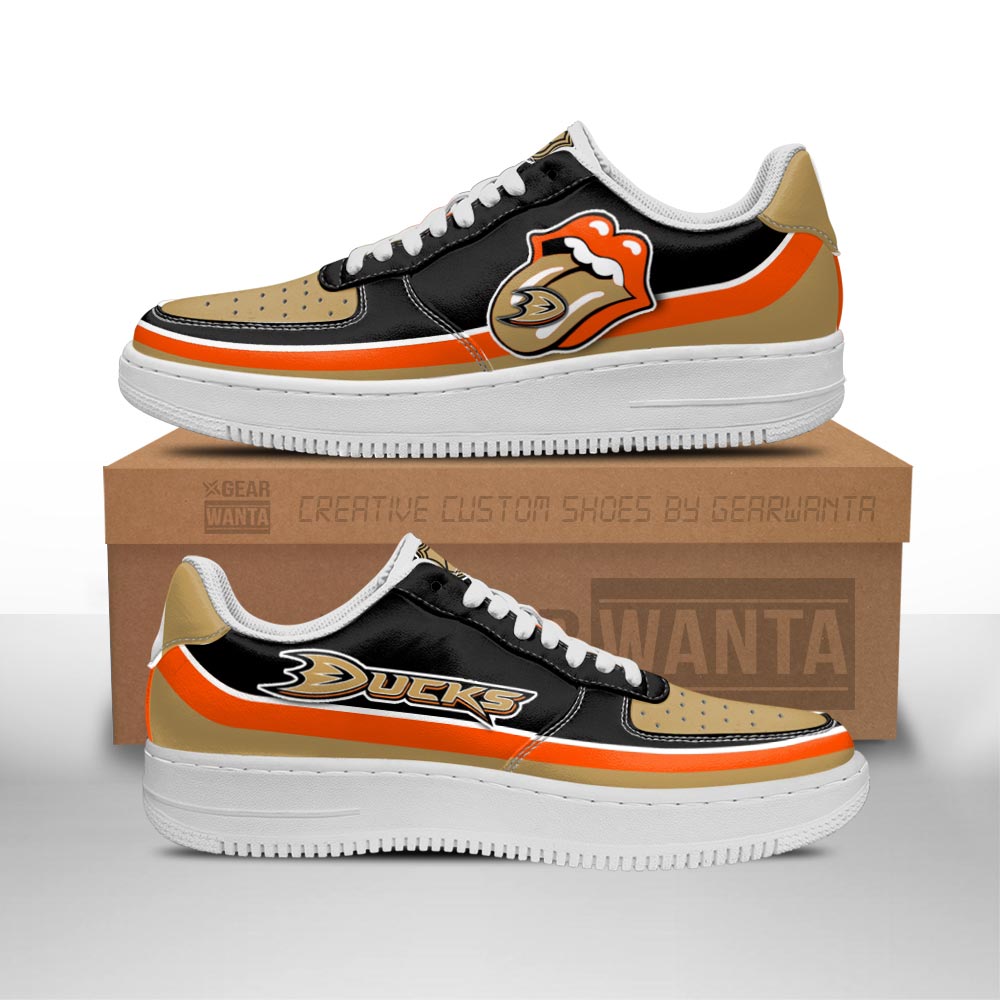 Anaheim Ducks Sneakers Custom Force Shoes Sexy Lips For Fans 1 GearWanta