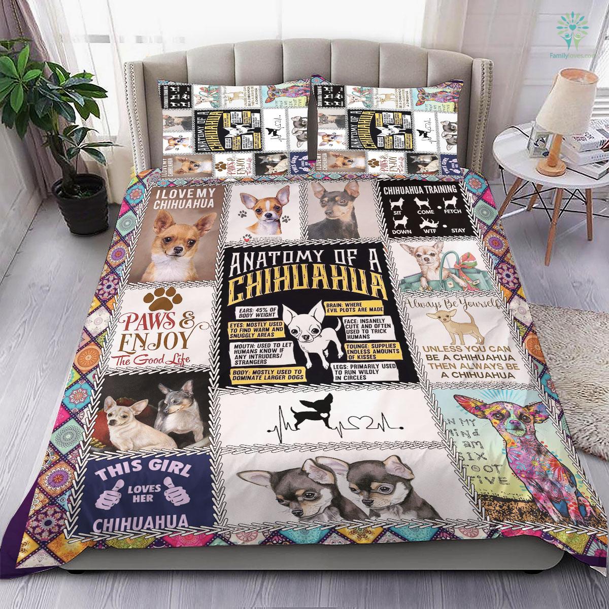 Anatomy Of A Chiihuahua Bedding Set 20 1