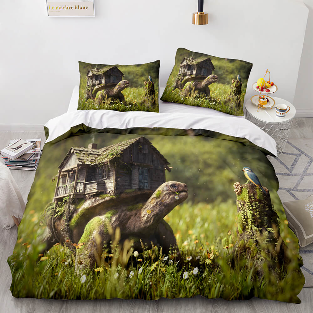 AnimalWorldCosplayBeddingSetDuvetCoverComforterBedSheets 2