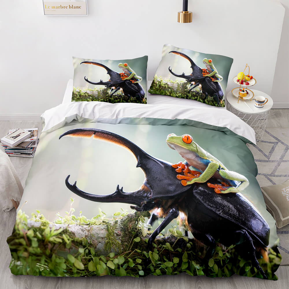 AnimalWorldCosplayBeddingSetDuvetCoverComforterBedSheets 4