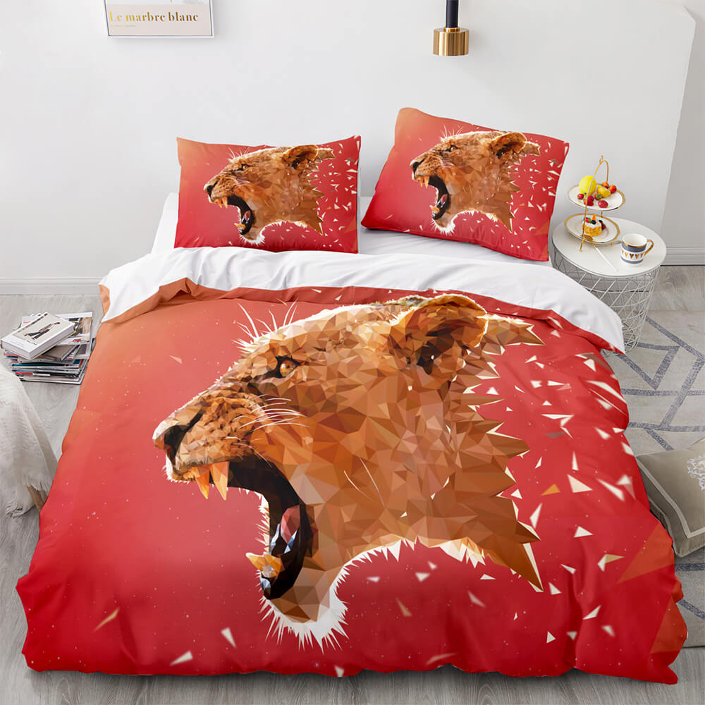 AnimalWorldCosplayBeddingSetDuvetCoverComforterBedSheets 5