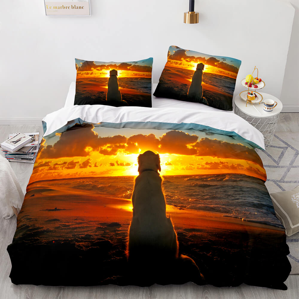 AnimalWorldCosplayBeddingSetDuvetCoverComforterBedSheets 6