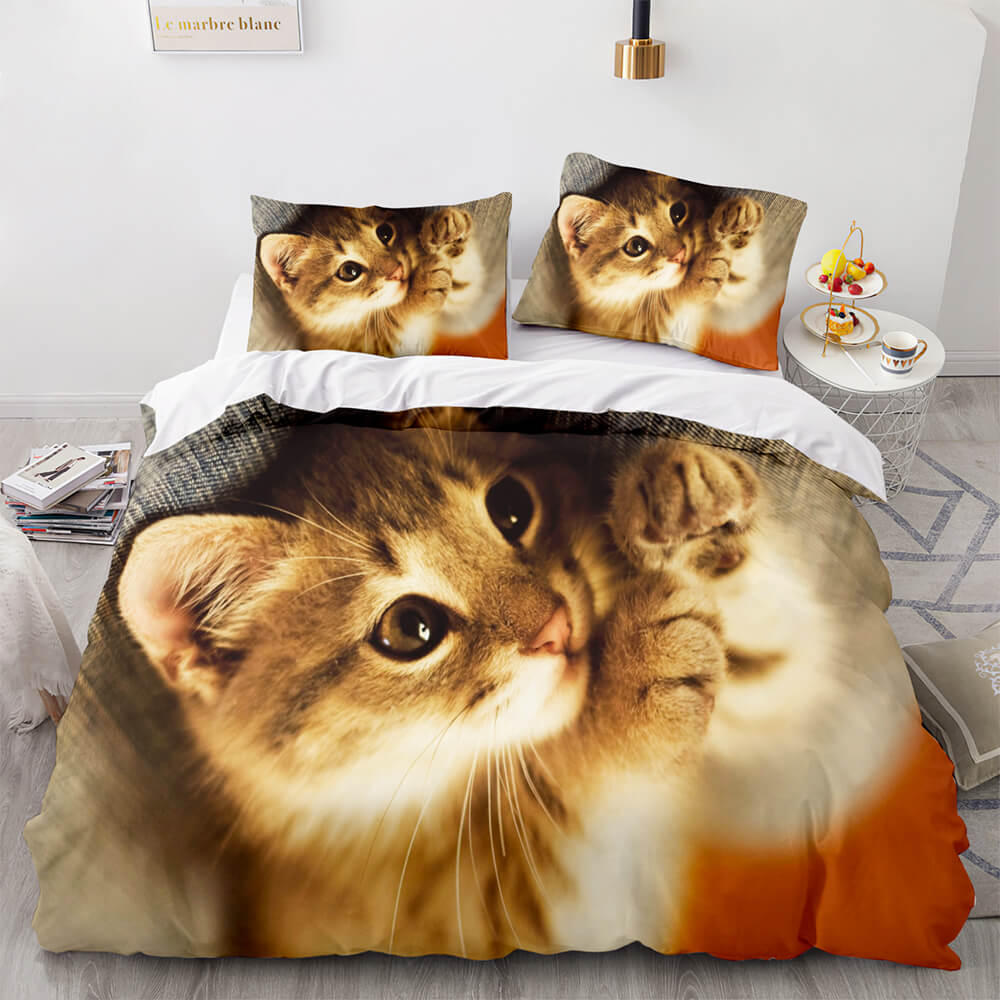 AnimalWorldCosplayBeddingSetDuvetCoverComforterBedSheets 7