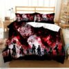 AnimeAttackonTitanBeddingSetDuvetCoversComforterBedSheets 6