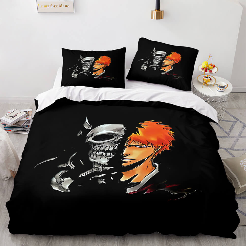 AnimeBLEACHCosplayBeddingSetsQuiltDuvetCoversComfyBedSheets 7