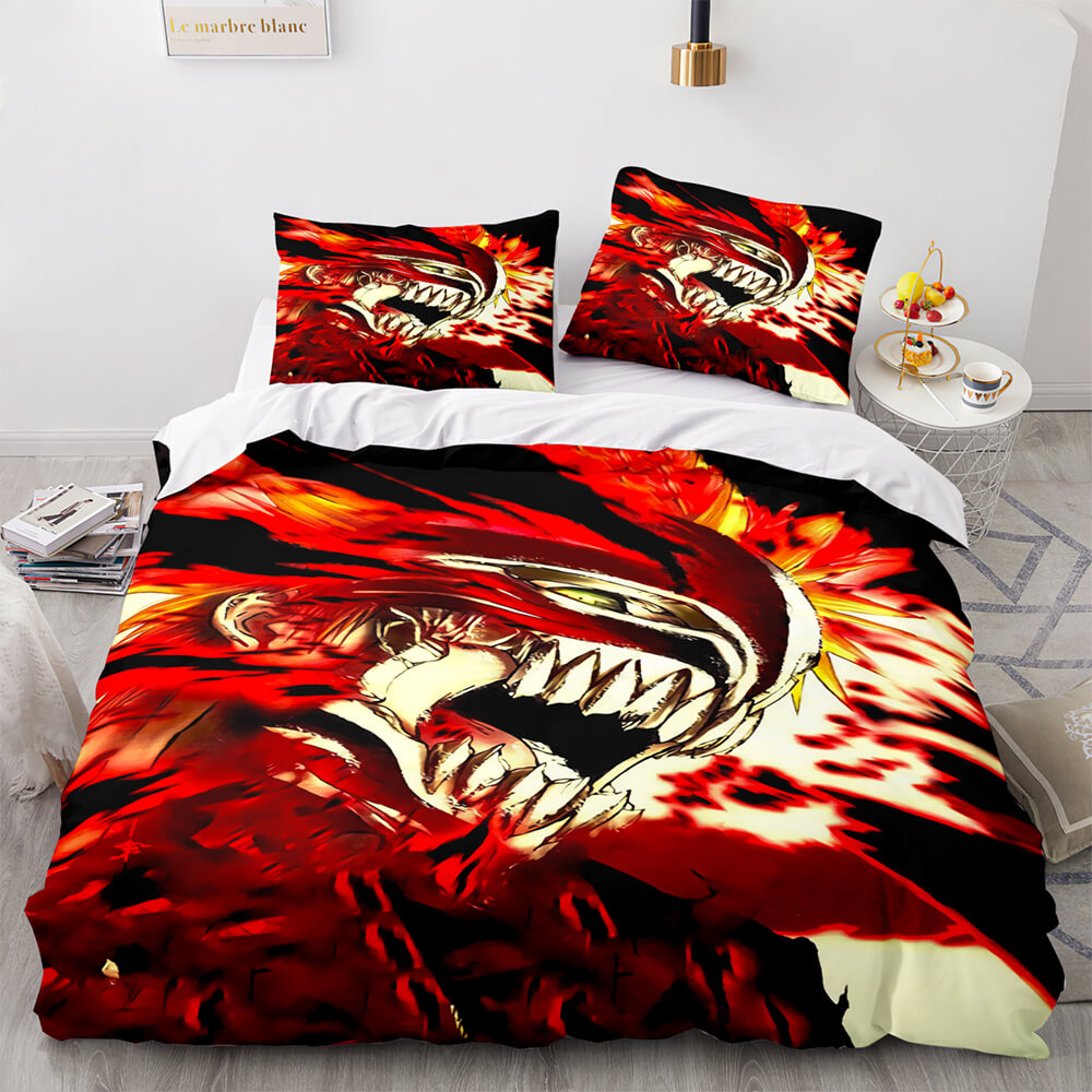 AnimeBLEACHCosplayBeddingSetsQuiltDuvetCoversComfyBedSheets 8