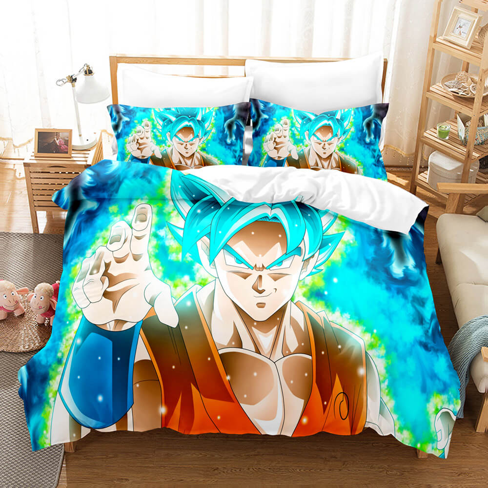 AnimeDragonBallBeddingSetsQuiltDuvetCoverBedSheetsHomeDecor 1