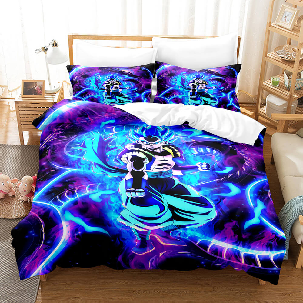 AnimeDragonBallBeddingSetsQuiltDuvetCoverBedSheetsHomeDecor 8