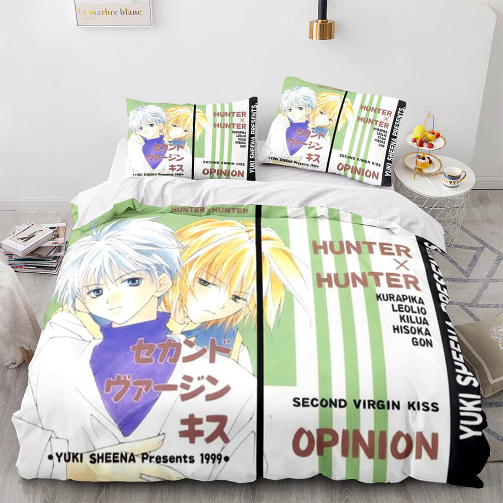 AnimeHUNTERxHUNTERBeddingSetCosplayDuvetCoverBedSheetSets 10