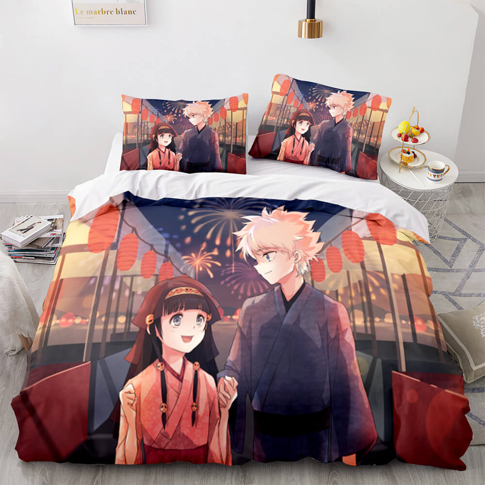 AnimeHUNTERxHUNTERBeddingSetCosplayDuvetCoverBedSheetSets 2