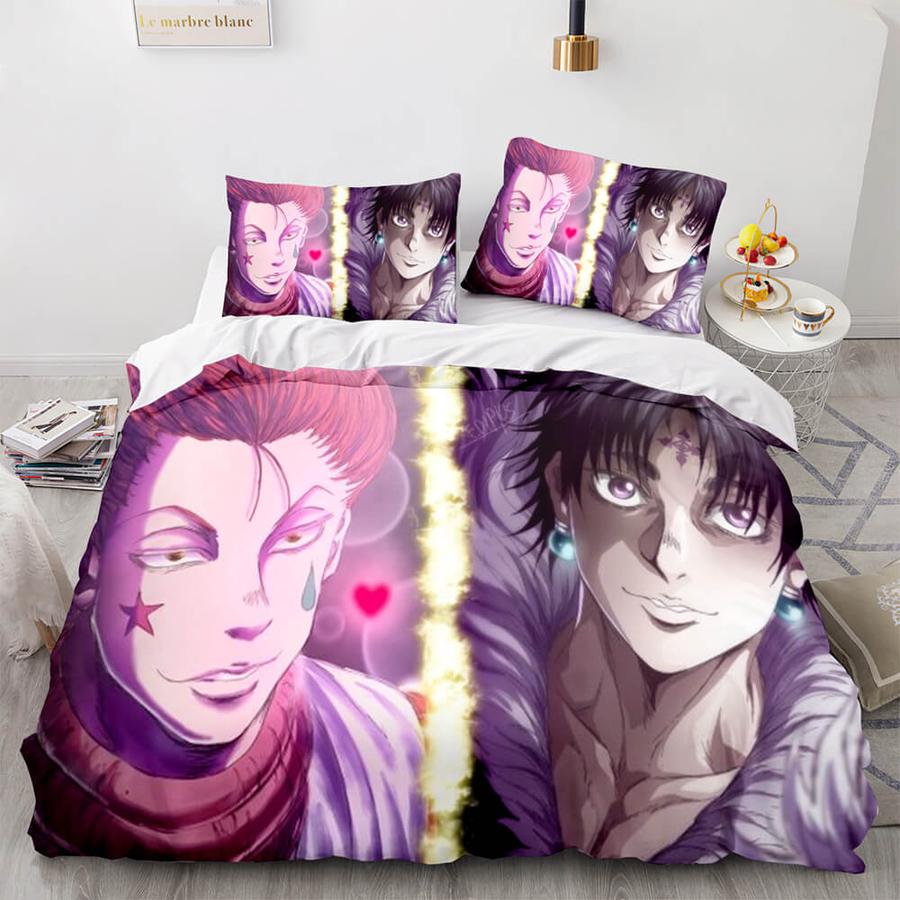 AnimeHUNTERxHUNTERBeddingSetCosplayDuvetCoverBedSheetSets 4