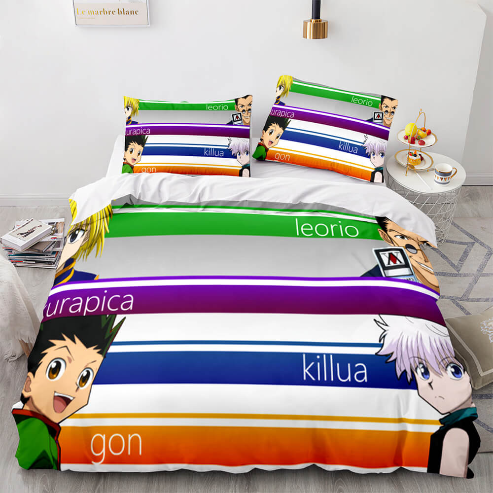 AnimeHUNTERxHUNTERBeddingSetCosplayDuvetCoverBedSheetSets 7