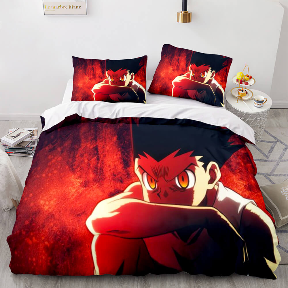 AnimeHUNTERxHUNTERBeddingSetCosplayDuvetCoverBedSheetSets 8