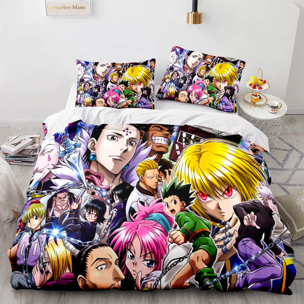 AnimeHUNTERxHUNTERBeddingSetCosplayDuvetCoversBedSheetSets 7