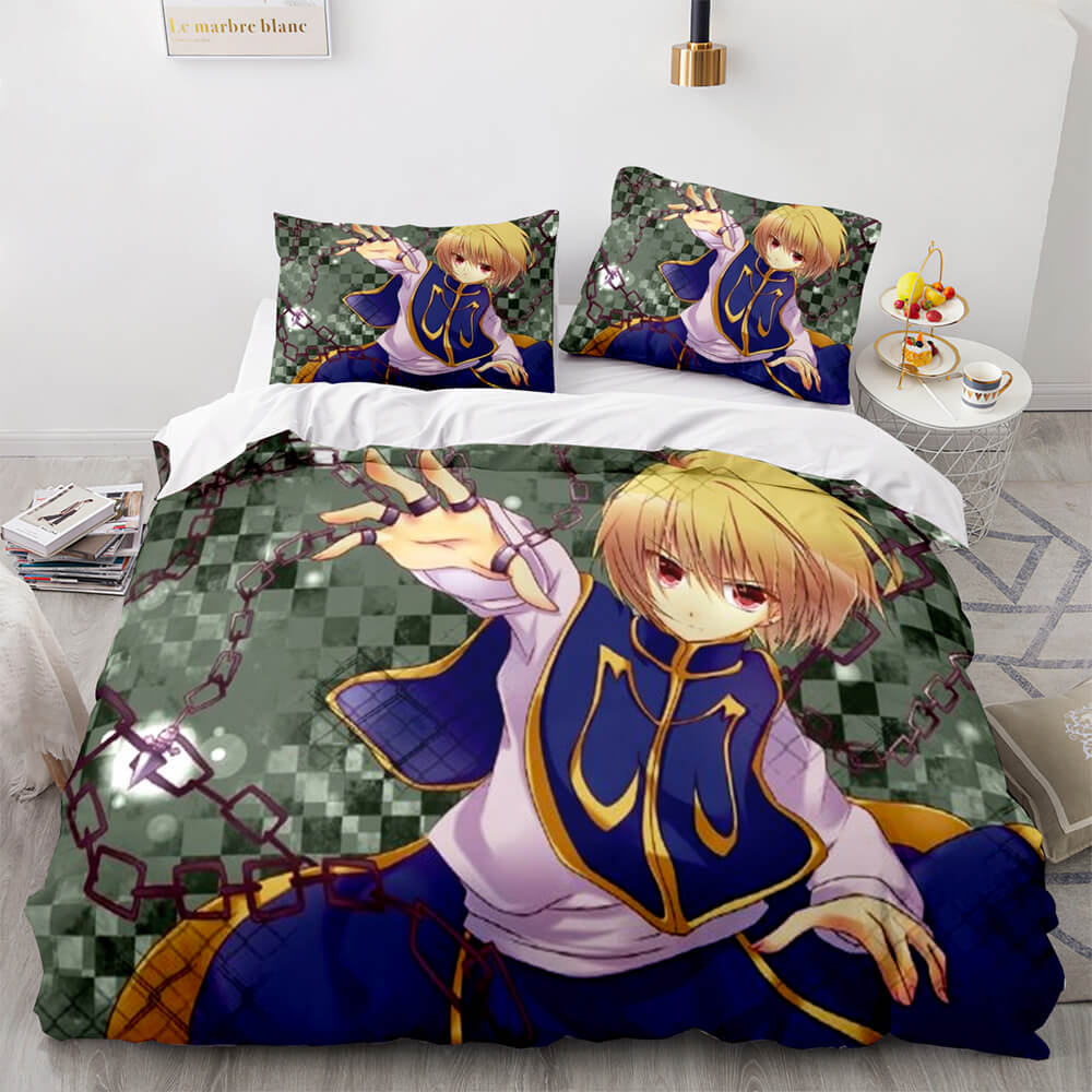 AnimeHUNTERxHUNTERBeddingSetCosplayDuvetCoversBedSheetSets 8