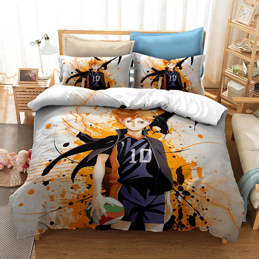 AnimeHaikyuuCosplayBeddingSetQuiltDuvetCoversBedSheetsSets 7