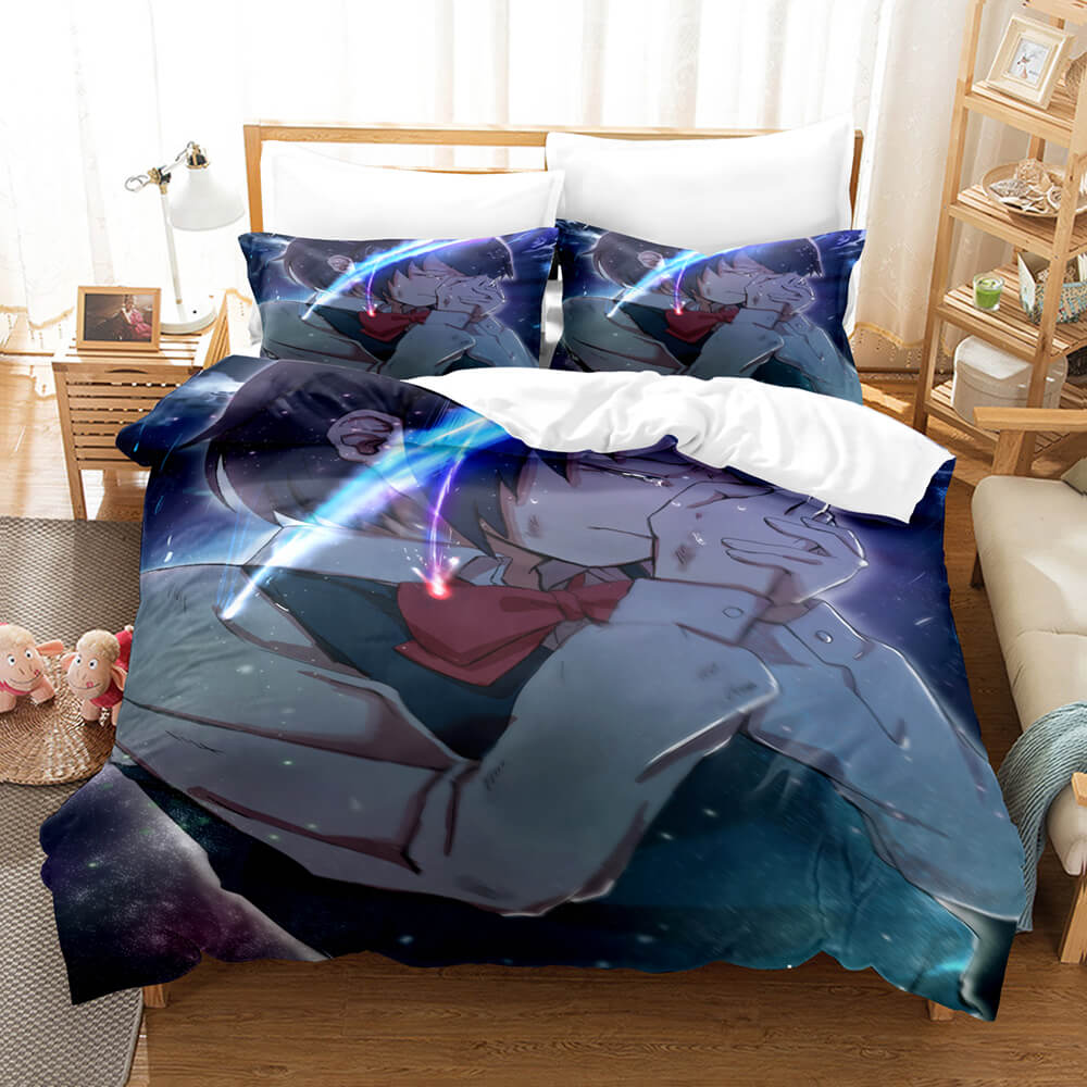 AnimeKizunaAICosplayBeddingSetDuvetCoversComforterBedSheets 8