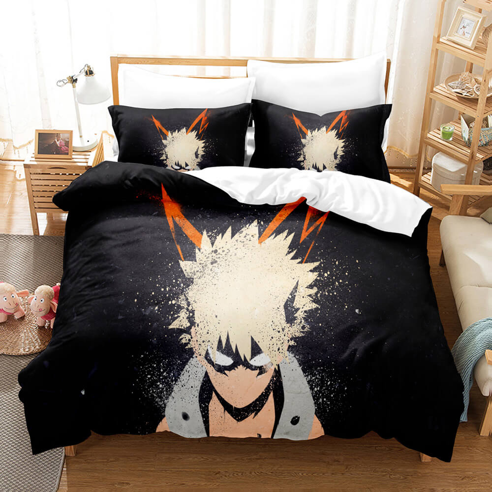 AnimeNarutoCosplayBeddingSetQuiltDuvetCoverBedSheetsSets 4