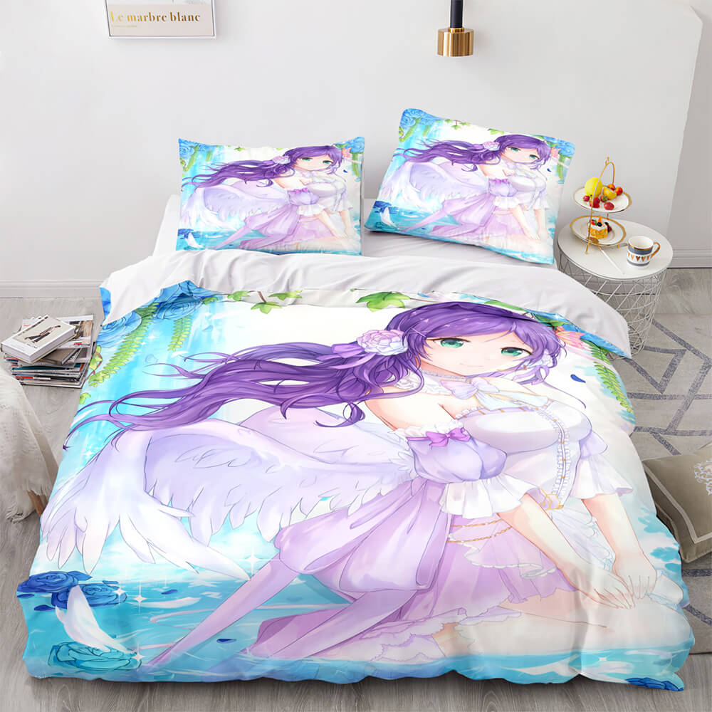 AnimeYourName3 PieceBeddingSetsDuvetCoversComforterBedSheets 1