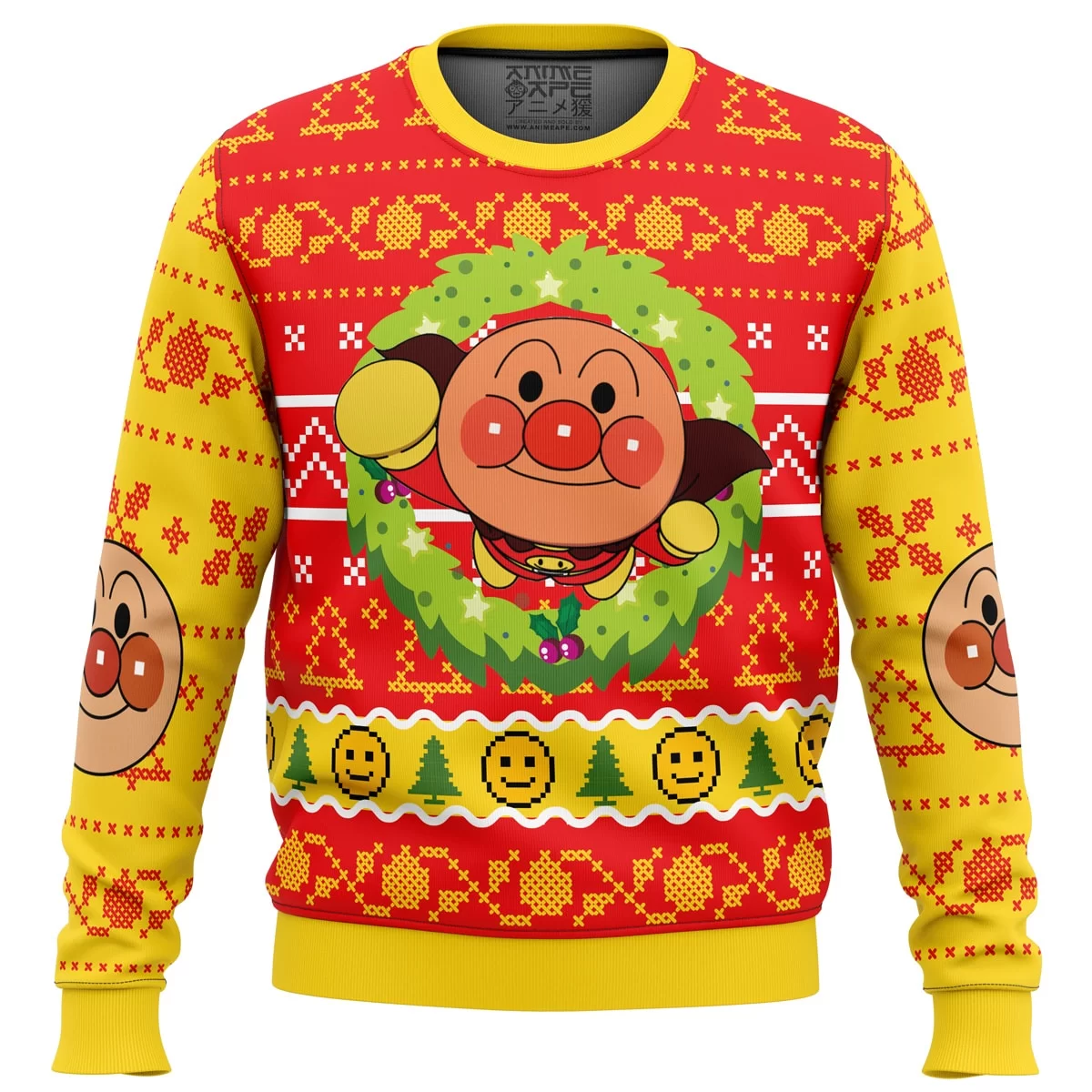 Anpanman Conan Sweater front