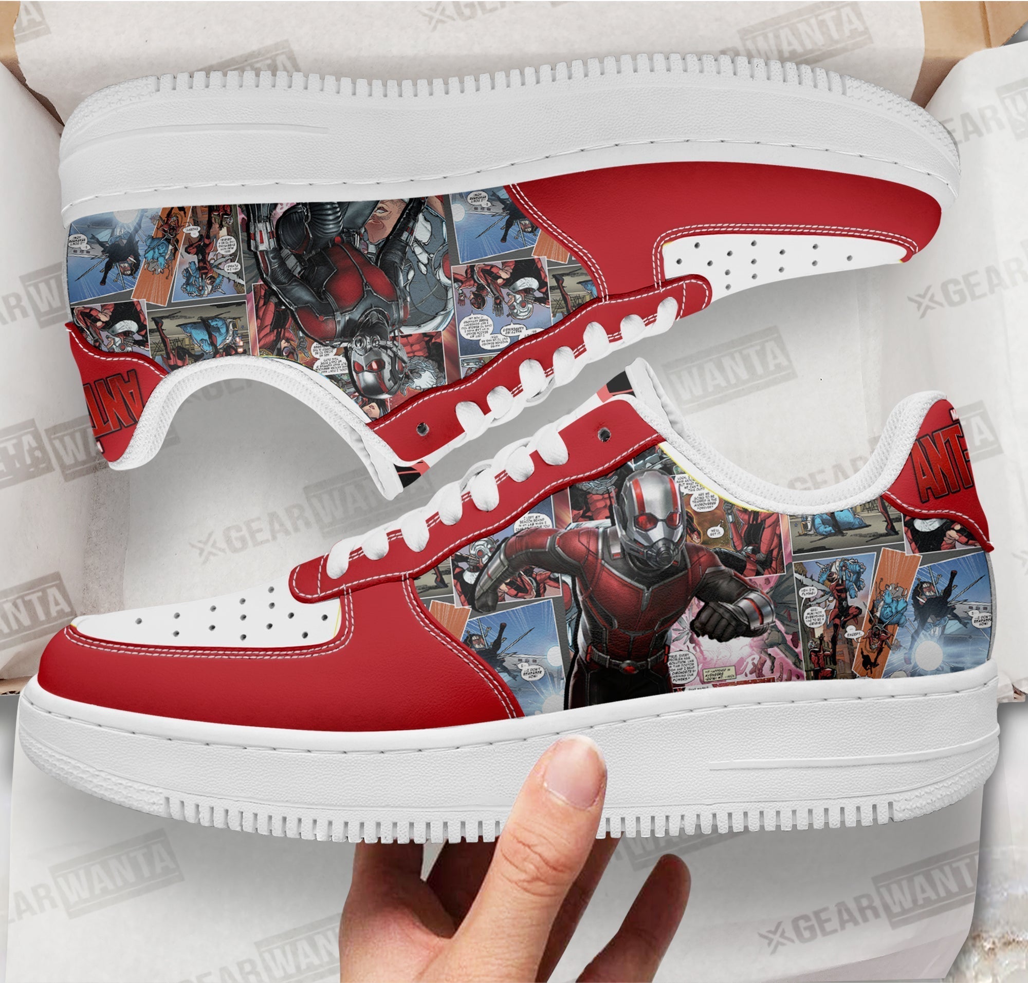 Ant Man Air Sneakers Custom Superhero Comic Shoes 1 GearWanta