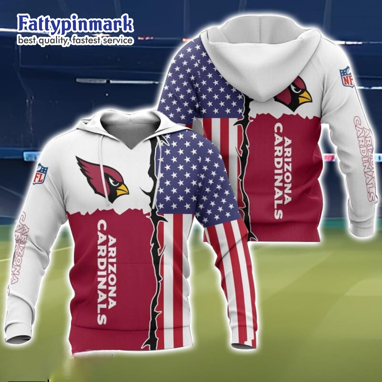 Arizona Cardinals 3D All Over Printed Hoodie For Men And Women 2