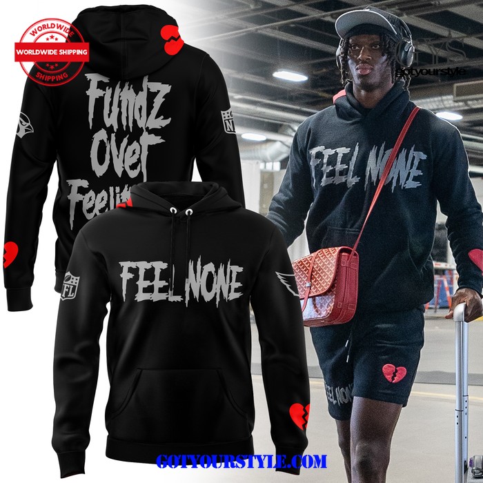 Arizona Cardinals Black Myth Feel None Hoodie 1