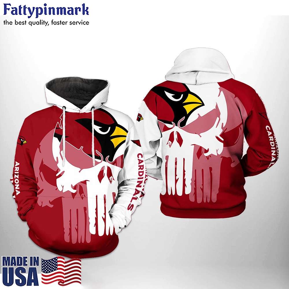 Arizona Cardinals Team 3D Hoodie Great Gift