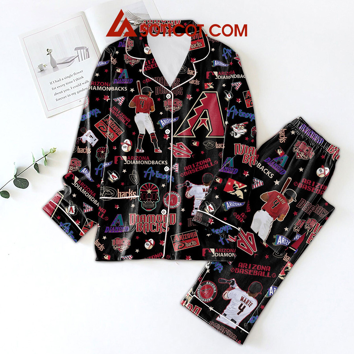 Arizona Diamondbacks Baseball Pajamas Set2B1 KHG15