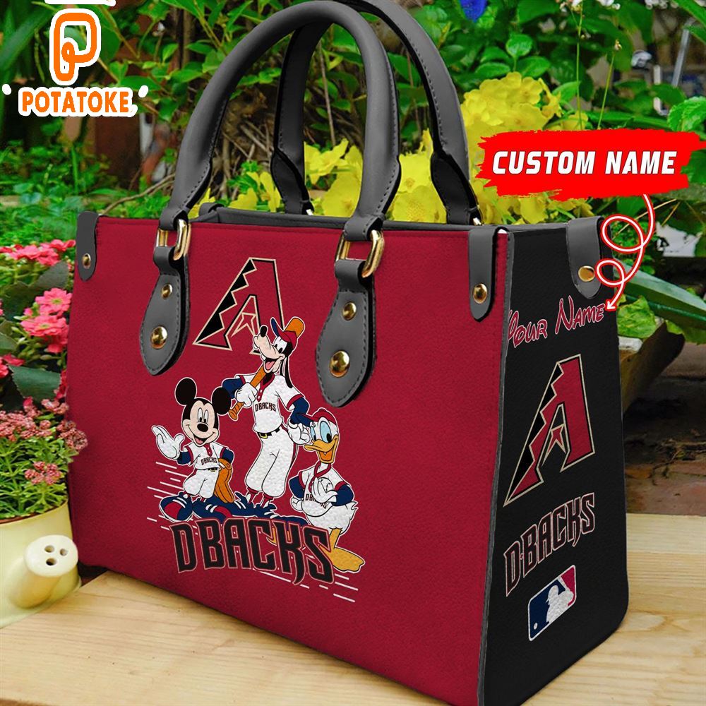 Arizona Diamondbacks Disney Women Leather Hand Bag