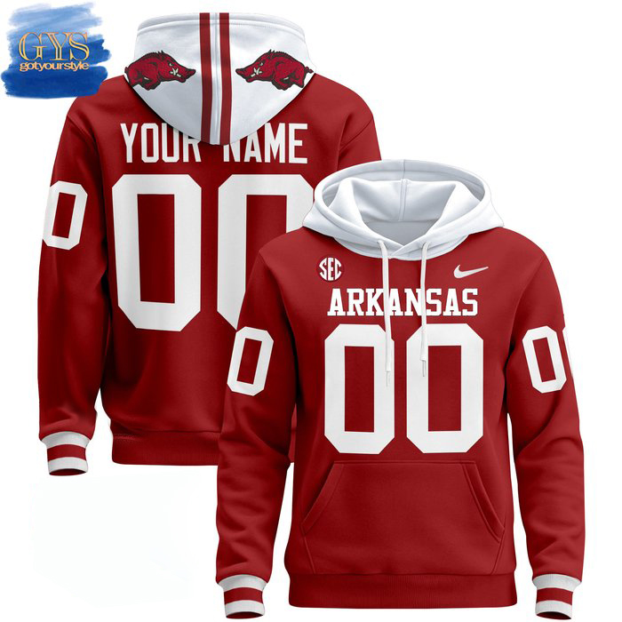 Arkansas Razorbacks 2024 Pullover Hoodie 1