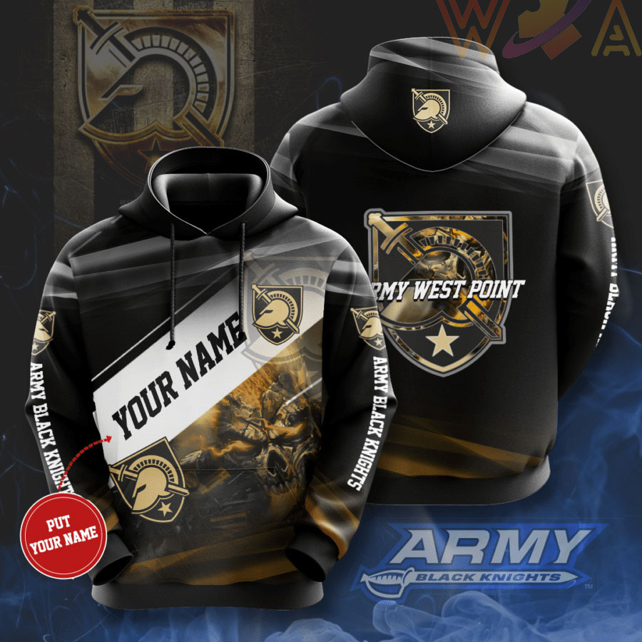 Army Black Knights 3D Hoodie 05