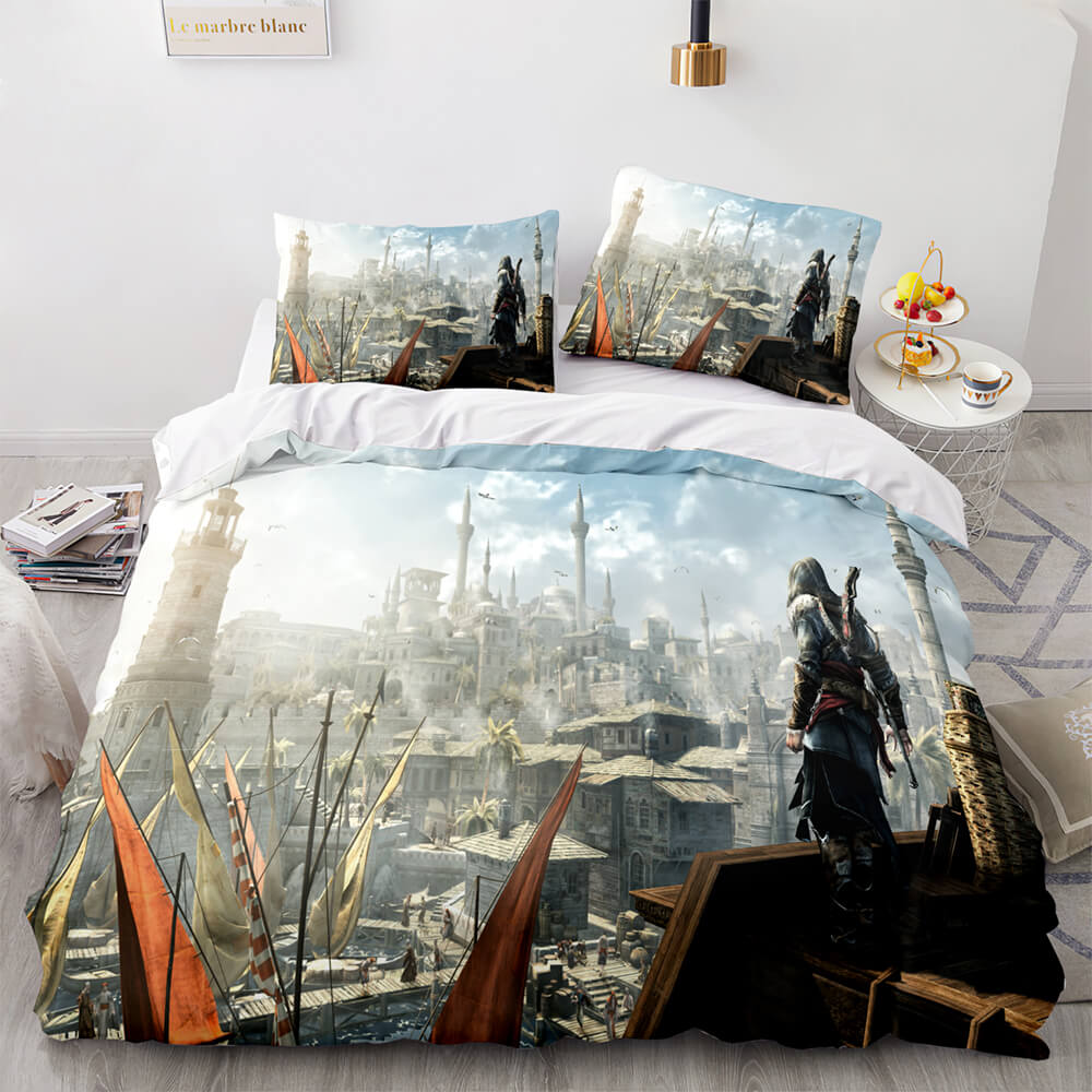 Assassin sCreedBeddingSetQuiltDuvetCoversComforterBedSheets 14