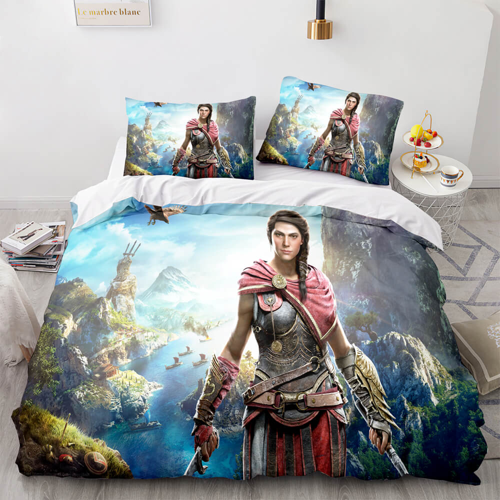 Assassin sCreedBeddingSetQuiltDuvetCoversComforterBedSheets 16