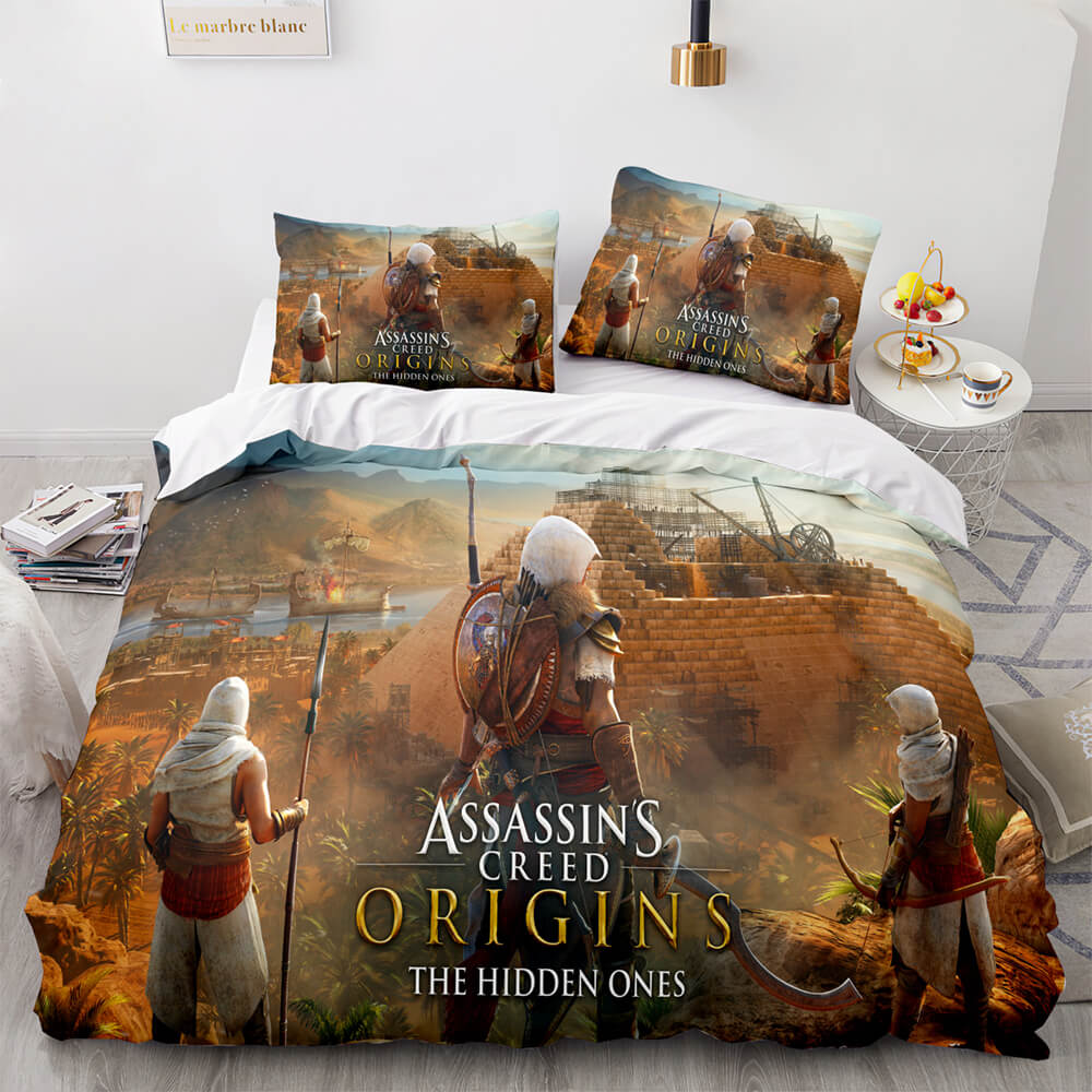 Assassin sCreedBeddingSetQuiltDuvetCoversComforterBedSheets 2