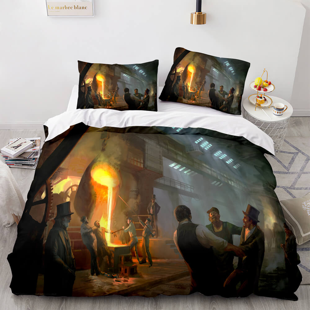 Assassin sCreedBeddingSetQuiltDuvetCoversComforterBedSheets 6