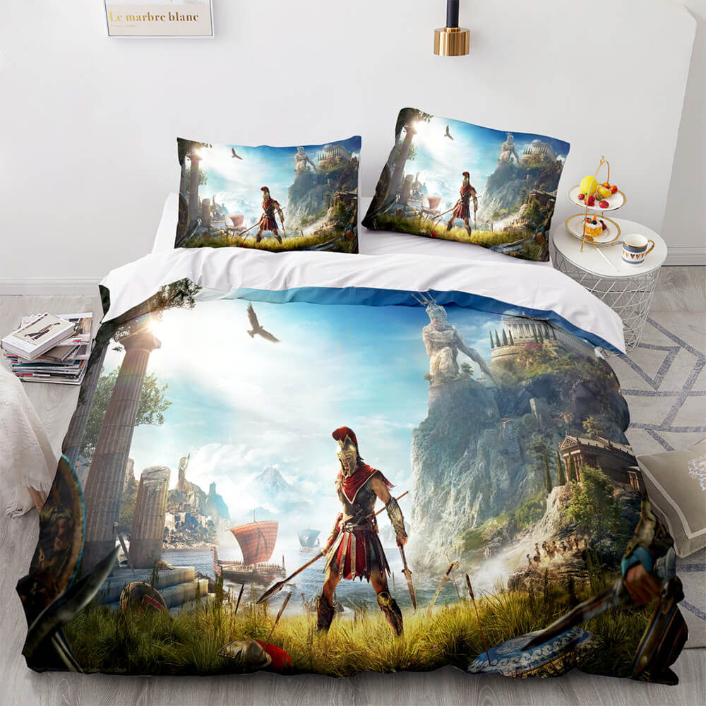 Assassin sCreedBeddingSetQuiltDuvetCoversComforterBedSheets 9