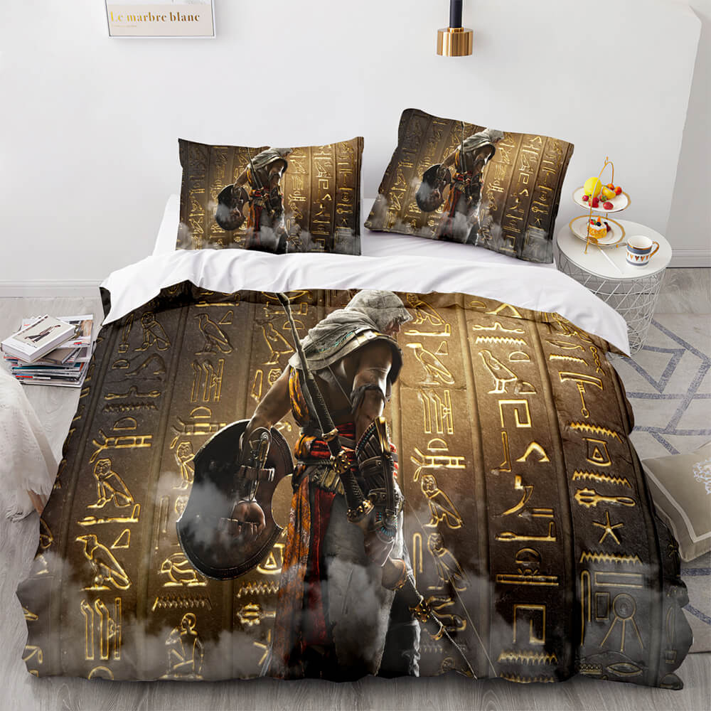 Assassin sCreedOdysseyBeddingSetDuvetCoversComforterBedSheets 10