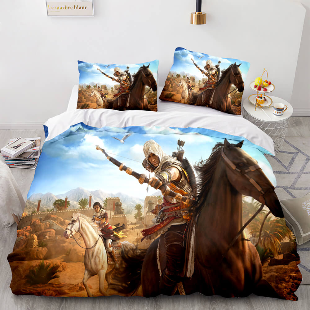 Assassin sCreedOdysseyBeddingSetDuvetCoversComforterBedSheets 15