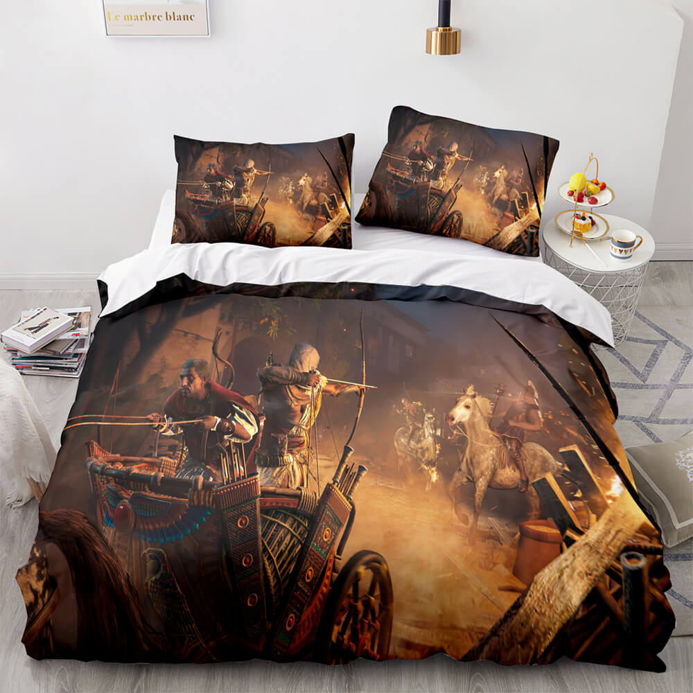 Assassin sCreedOdysseyBeddingSetDuvetCoversComforterBedSheets 18